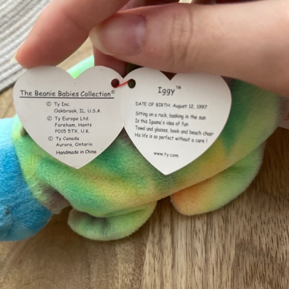 Ty Beanie Baby Iggy the iguana - Picture 6 of 8
